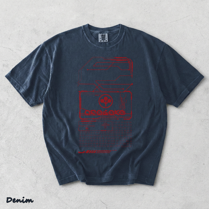 Vintage Arasaka Cyberpunk - Denim mockup