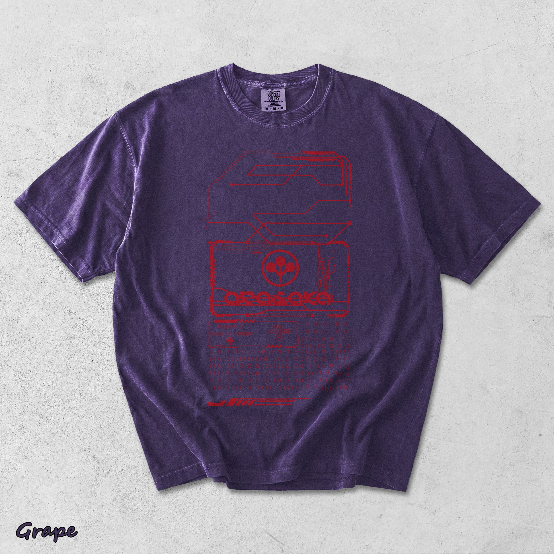 Vintage Arasaka Cyberpunk - Grape mockup