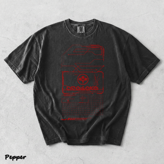 Vintage Arasaka Cyberpunk - Pepper mockup