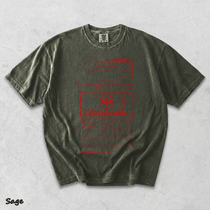 Vintage Arasaka Cyberpunk - Sage mockup