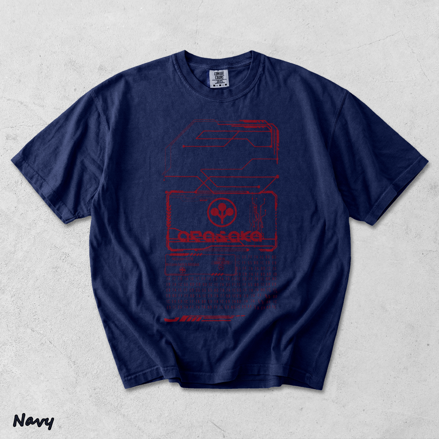 Vintage Arasaka Cyberpunk - True Navy mockup
