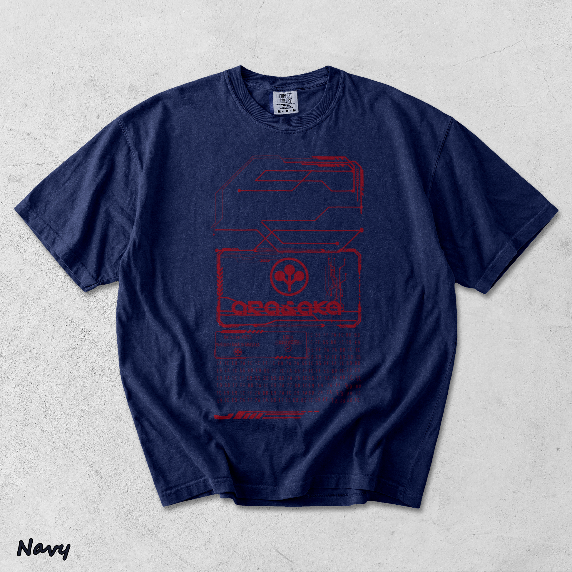 Vintage Arasaka Cyberpunk - True Navy mockup