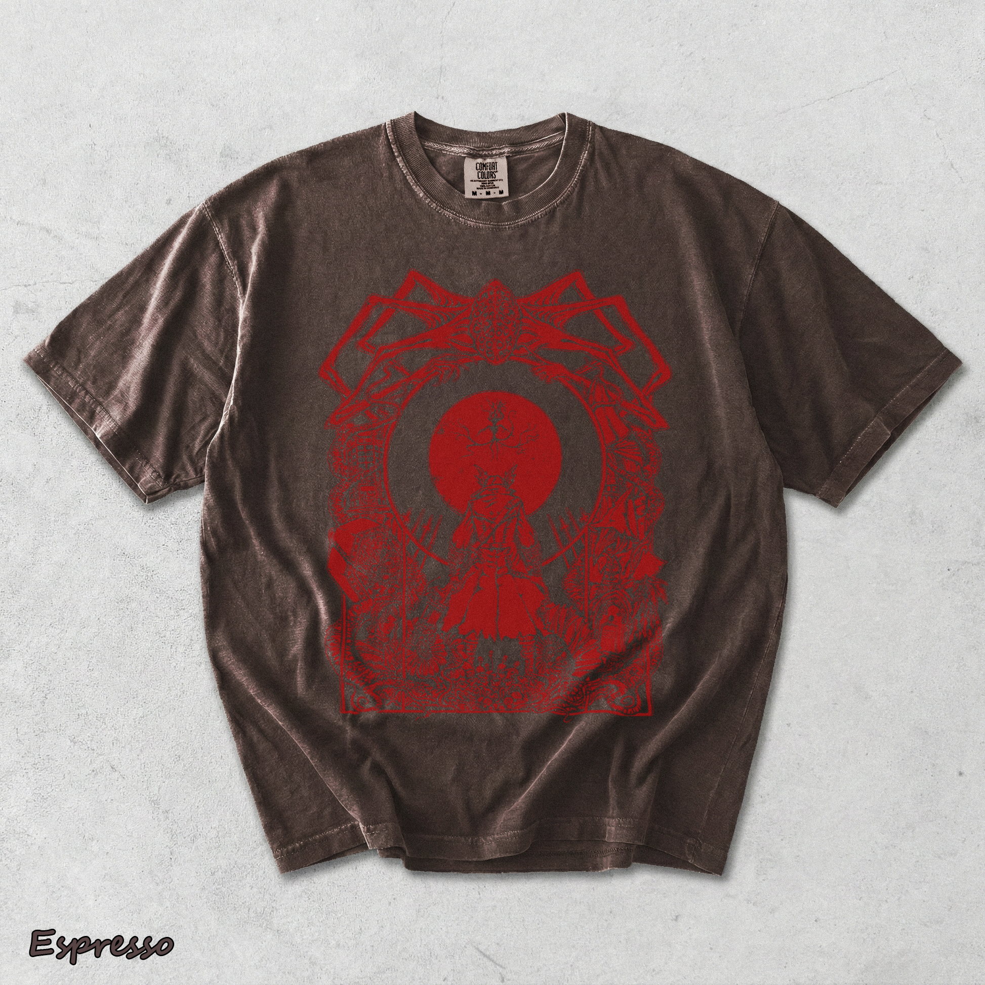 Vintage Bloodborne Blood Moon 2 - Espresso mockup
