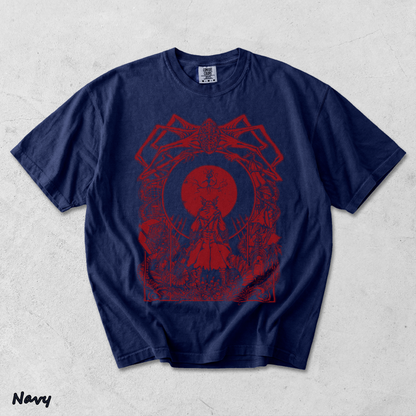 Vintage Bloodborne Blood Moon 2 - True Navy mockup