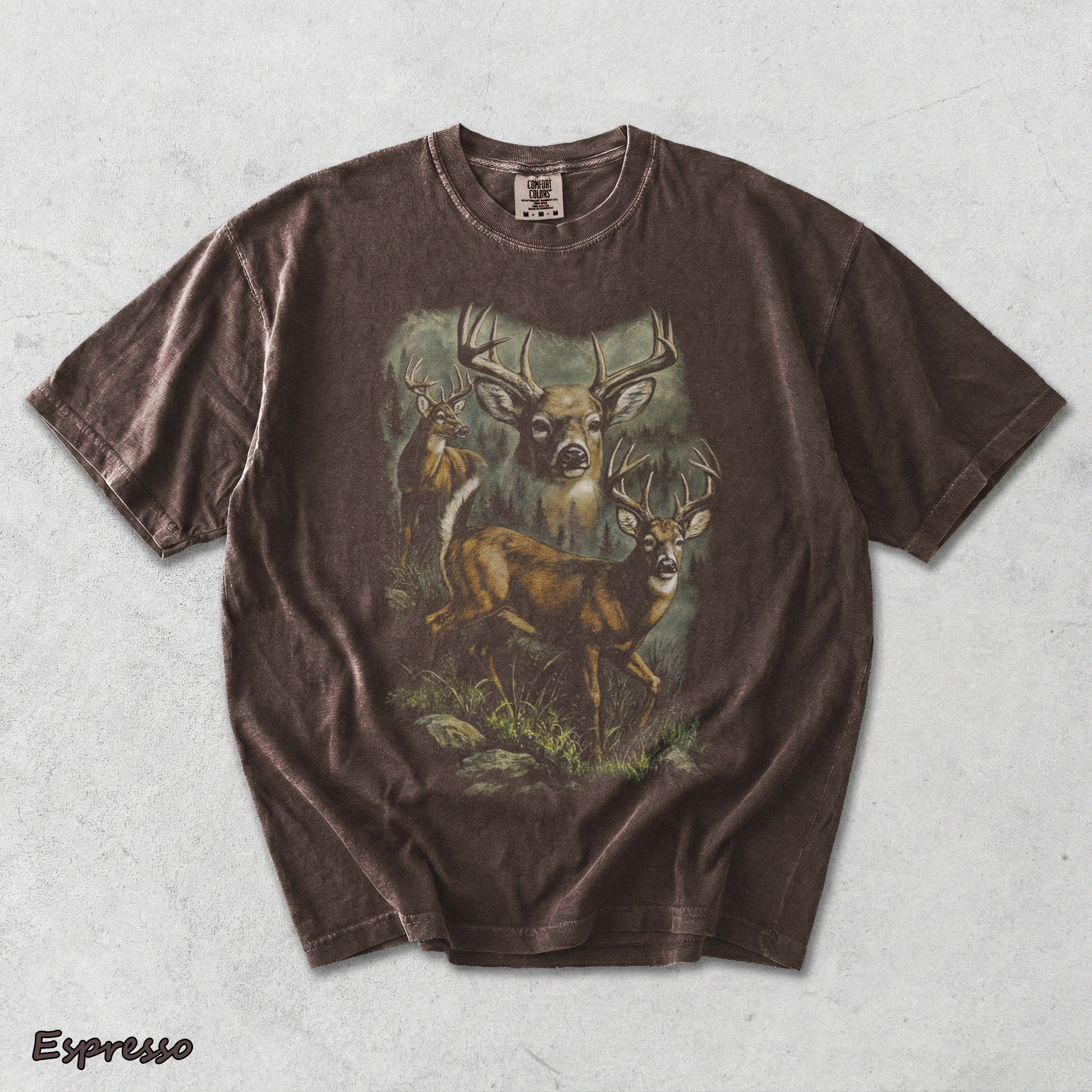 VINTAGE DEER - Espresso mockup