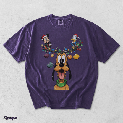 Vintage Pluto, Mickey Donal Sweatshirt - Grape mockup