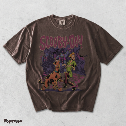 Vintage Scooby Doo Sweatshirt, Scooby Doo Halloween Tee - Espresso mockup