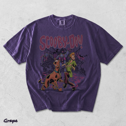 Vintage Scooby Doo Sweatshirt, Scooby Doo Halloween Tee - Grape mockup