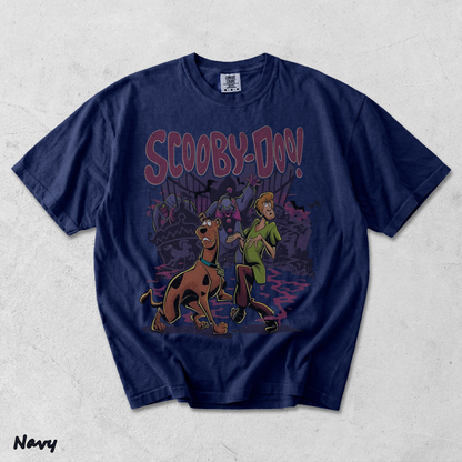 Vintage Scooby Doo Sweatshirt, Scooby Doo Halloween Tee - True Navy mockup