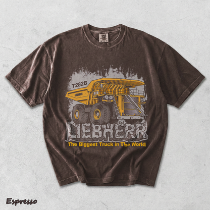 Vintage The Biggest Truck In The World Liebherr - Espresso mockup