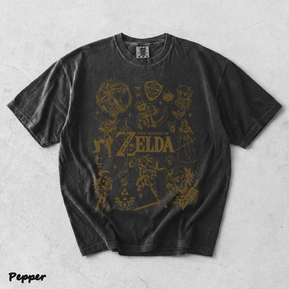 Vintage Zelda Icon Collage - Pepper mockup