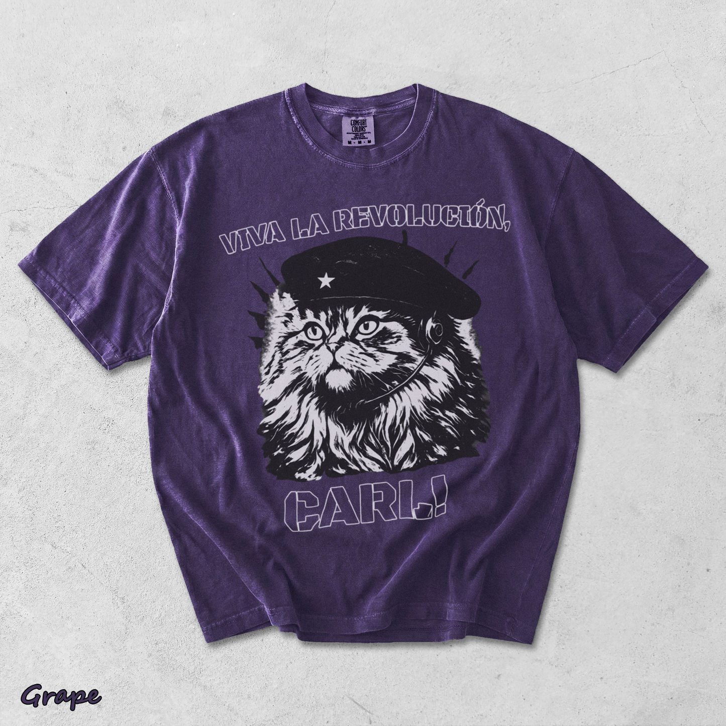Viva La Revolucion Carl - Grape mockup