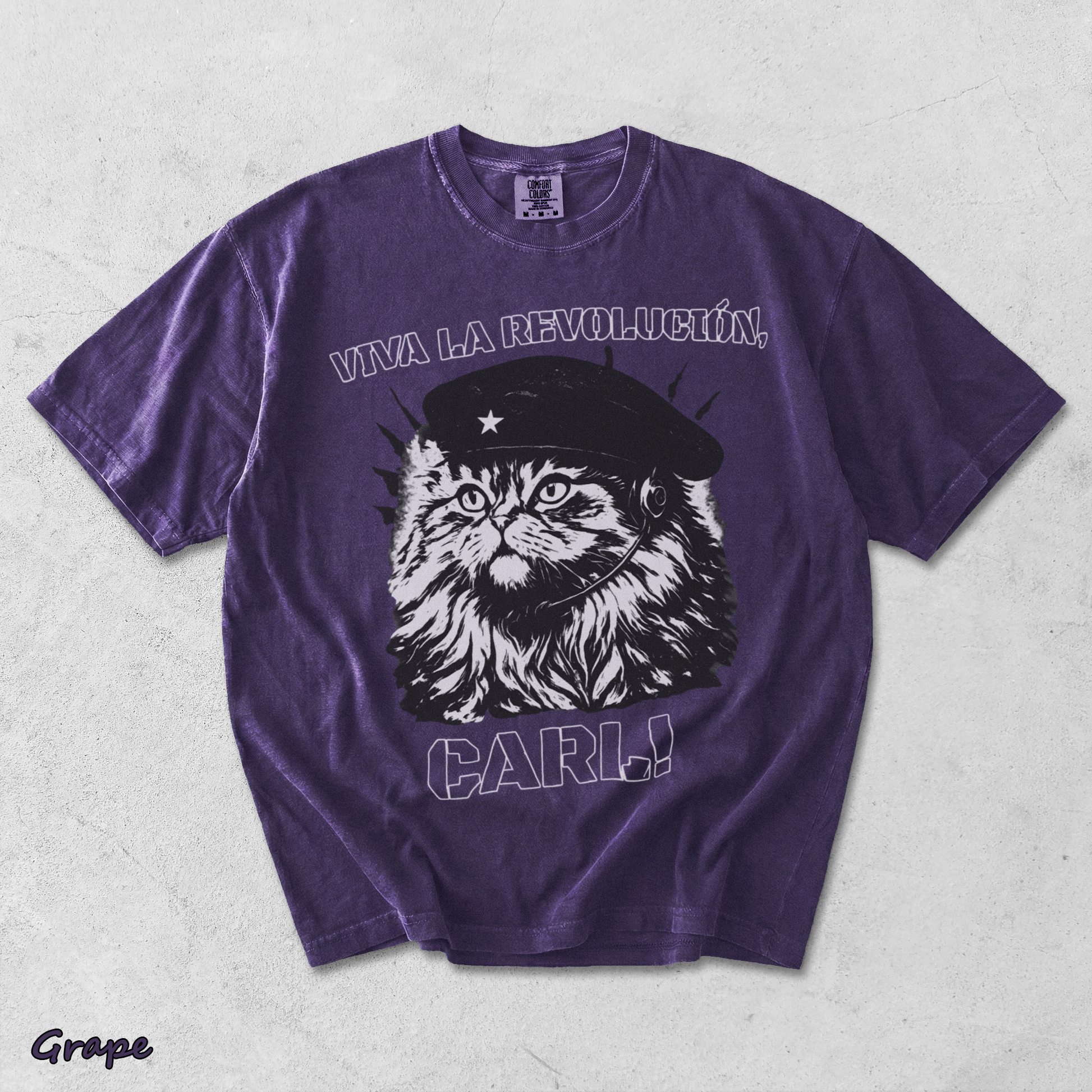Viva La Revolucion Carl - Grape mockup