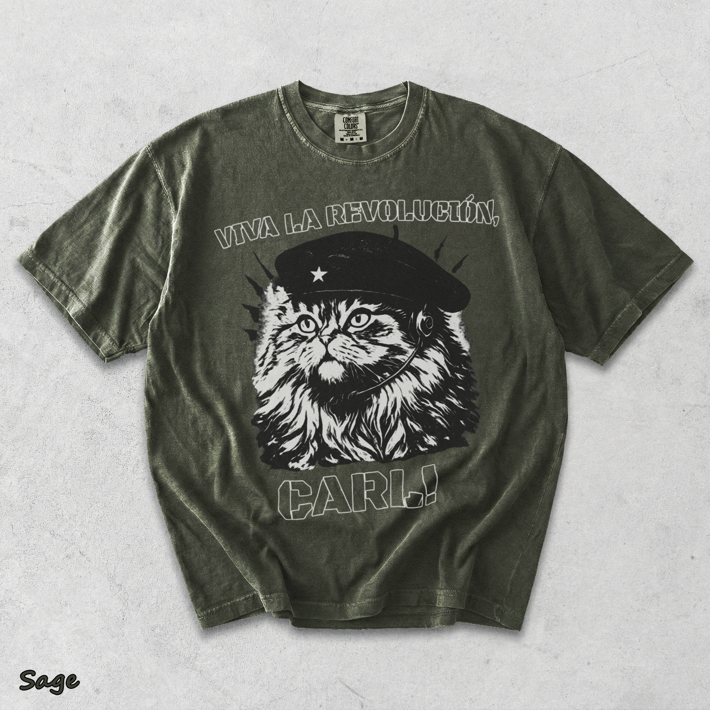 Viva La Revolucion Carl - Sage mockup