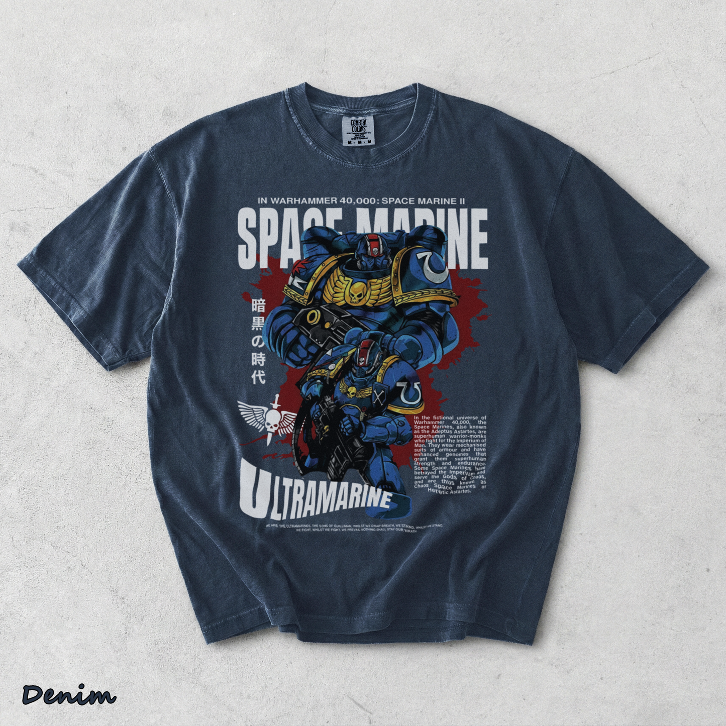 Warhammer 40K S - Denim mockup