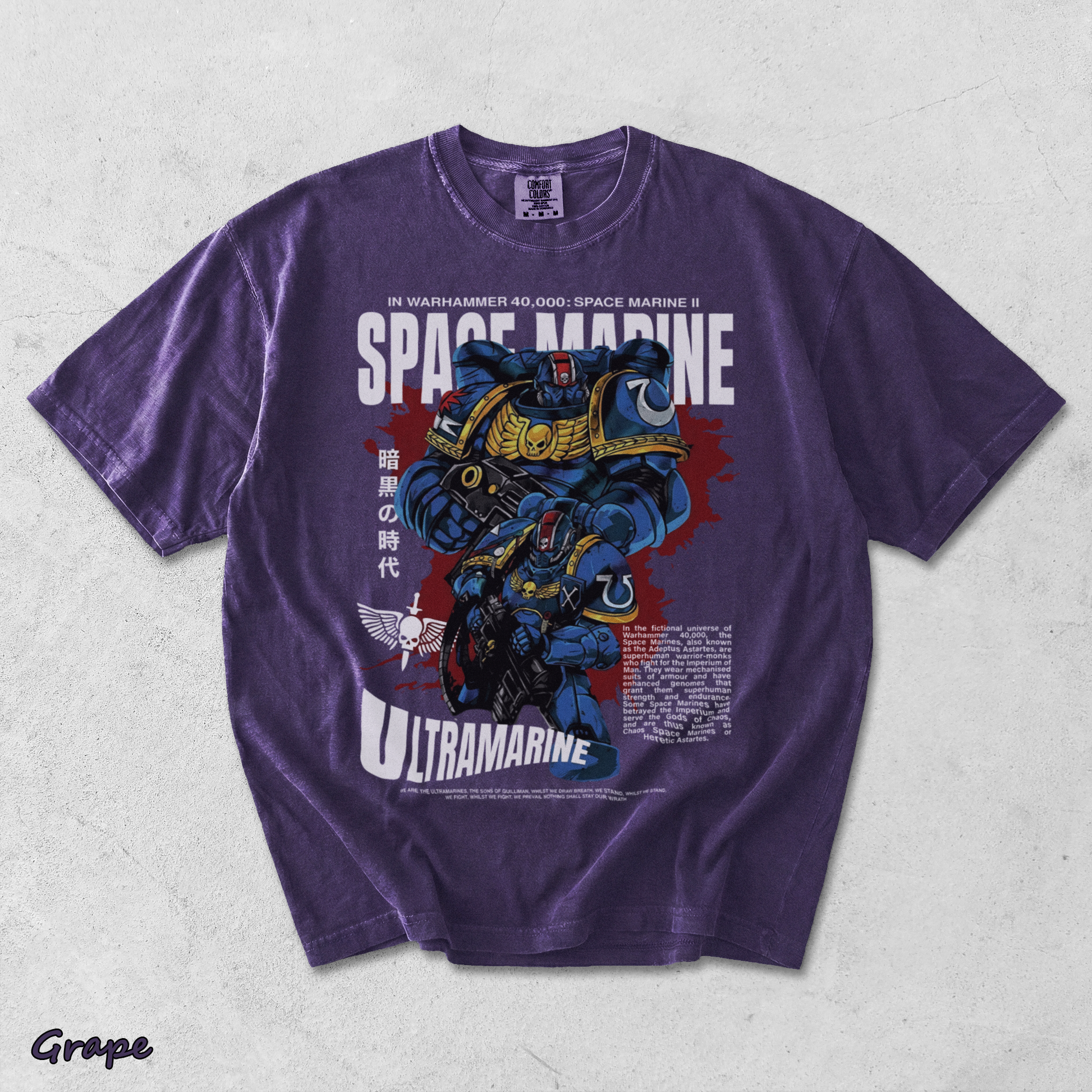 Warhammer 40K S - Grape mockup