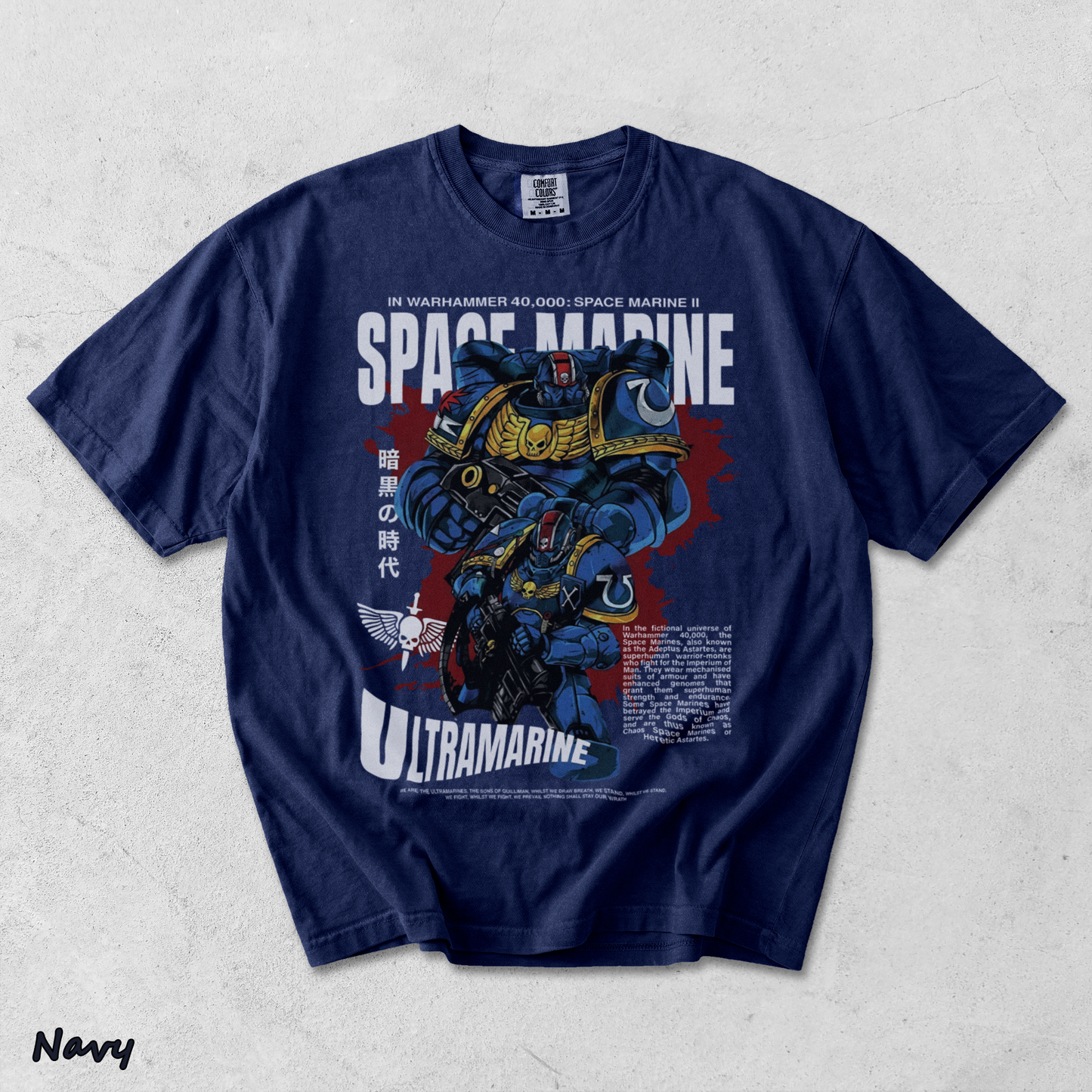 Warhammer 40K S - True Navy mockup