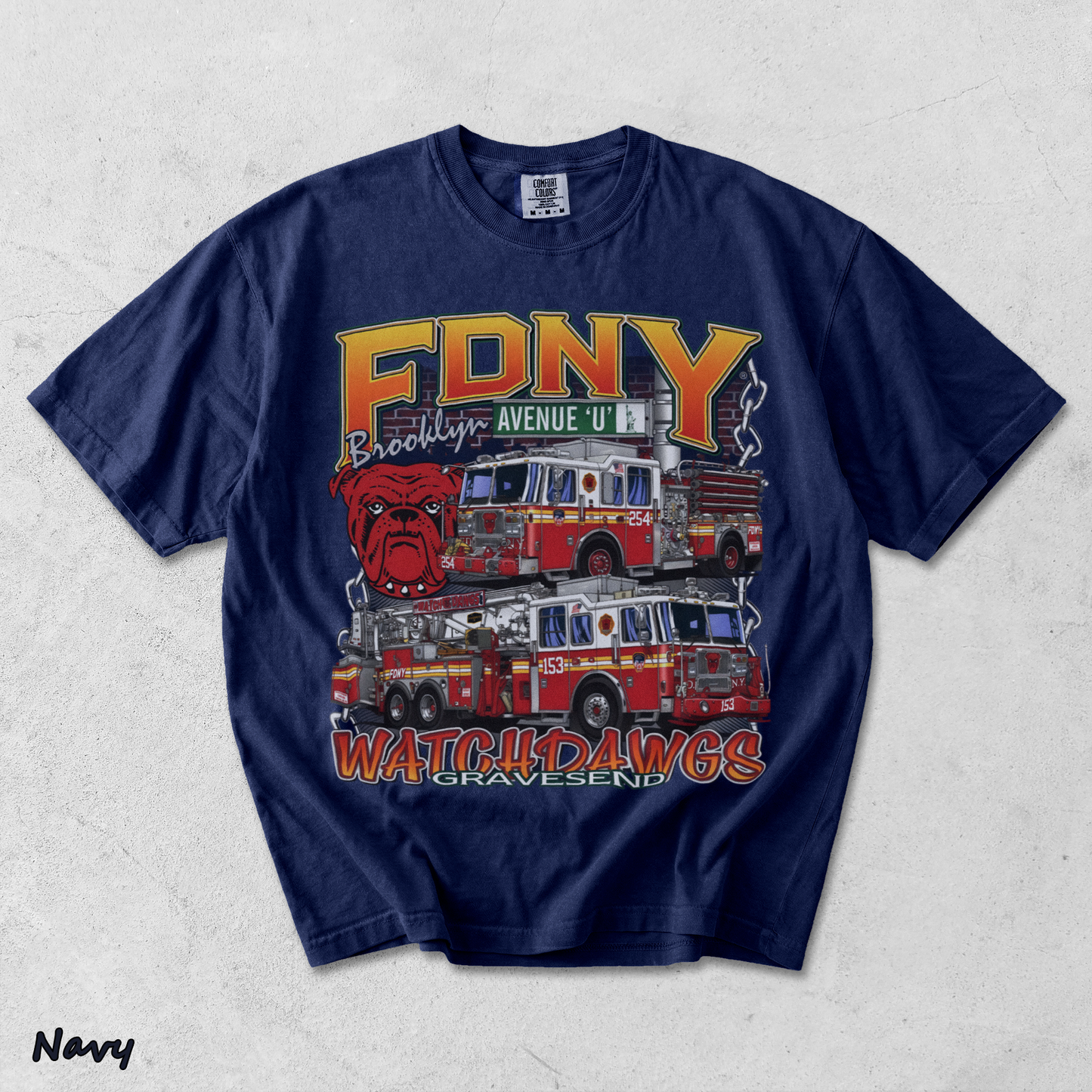 Watchdawgs - True Navy mockup