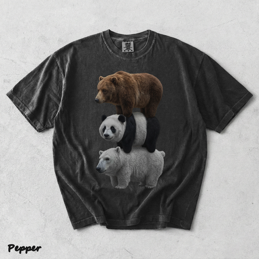 We Bears Realistic TShirt, Stacked Bares Shirt - Pepper mockup