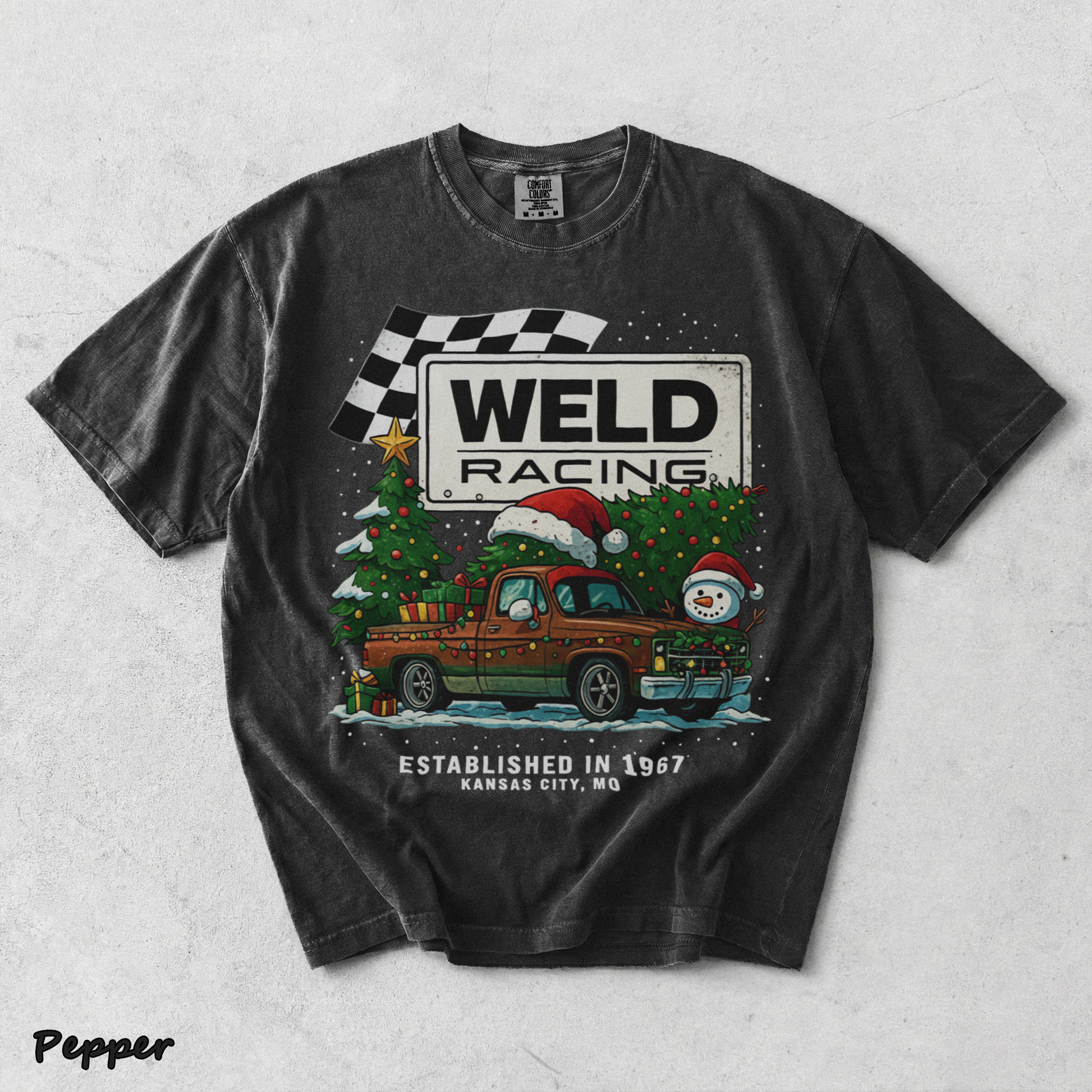 Weld Racing Christmas - Pepper mockup