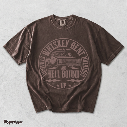 Whiskey Bent And Hell Bound - Espresso mockup