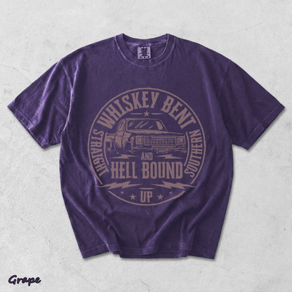 Whiskey Bent And Hell Bound - Grape mockup