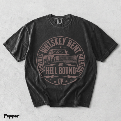 Whiskey Bent And Hell Bound - Pepper mockup
