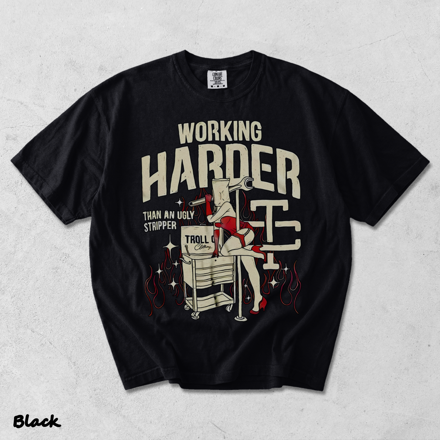 white - Black mockup