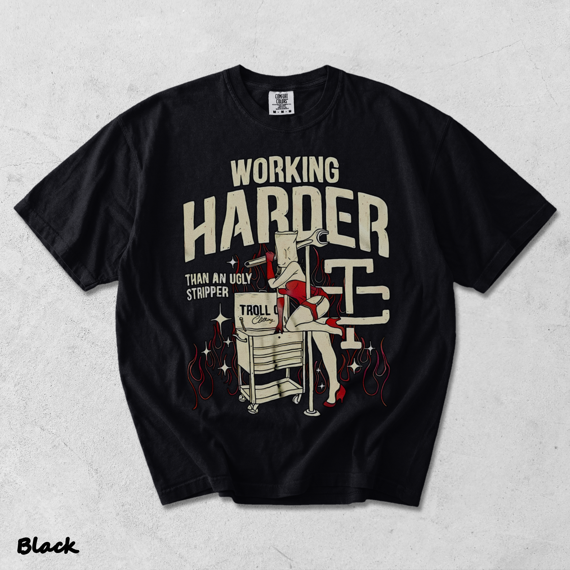 white - Black mockup