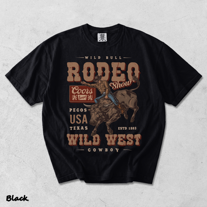 Wild Bull Rodeo - Black mockup