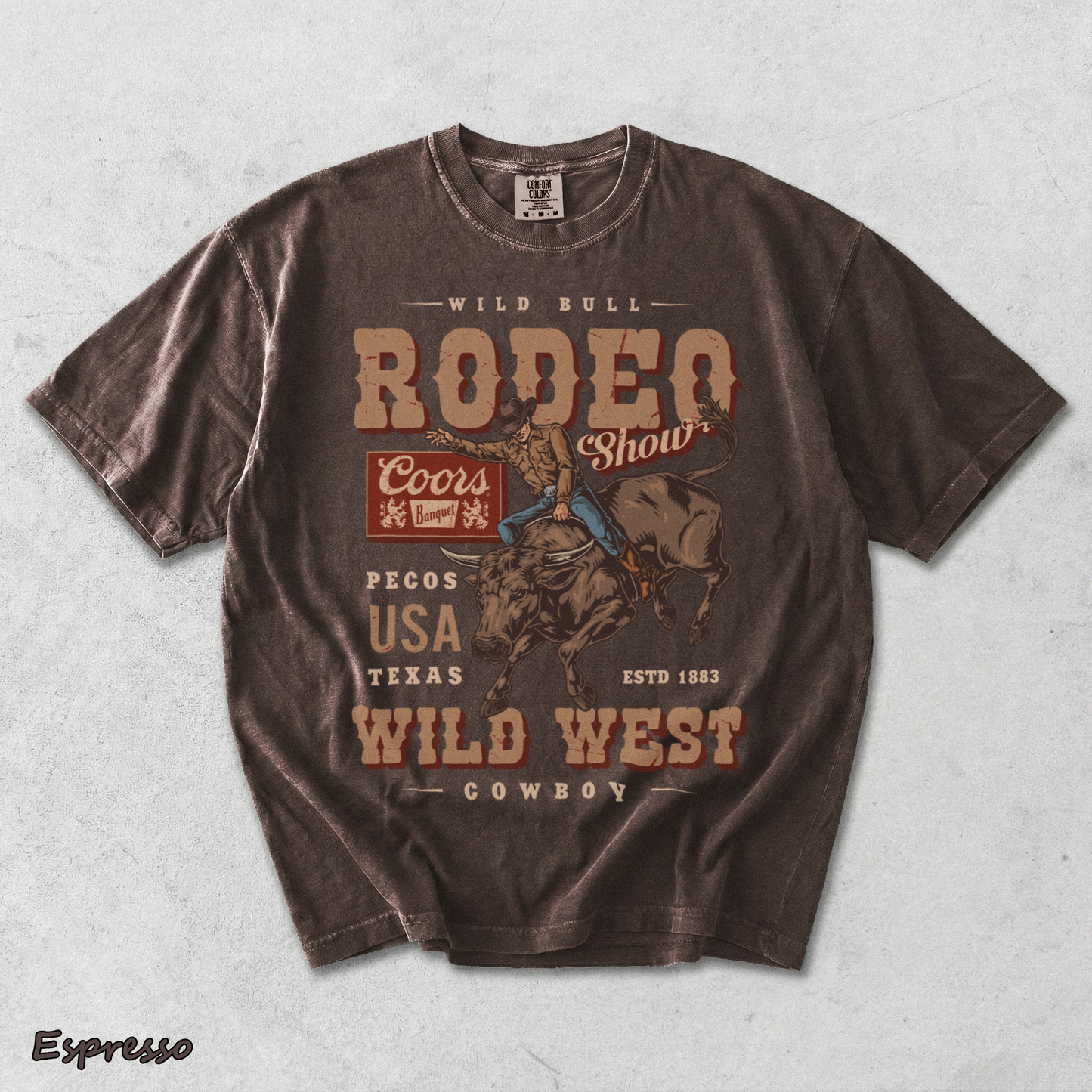 Wild Bull Rodeo - Espresso mockup