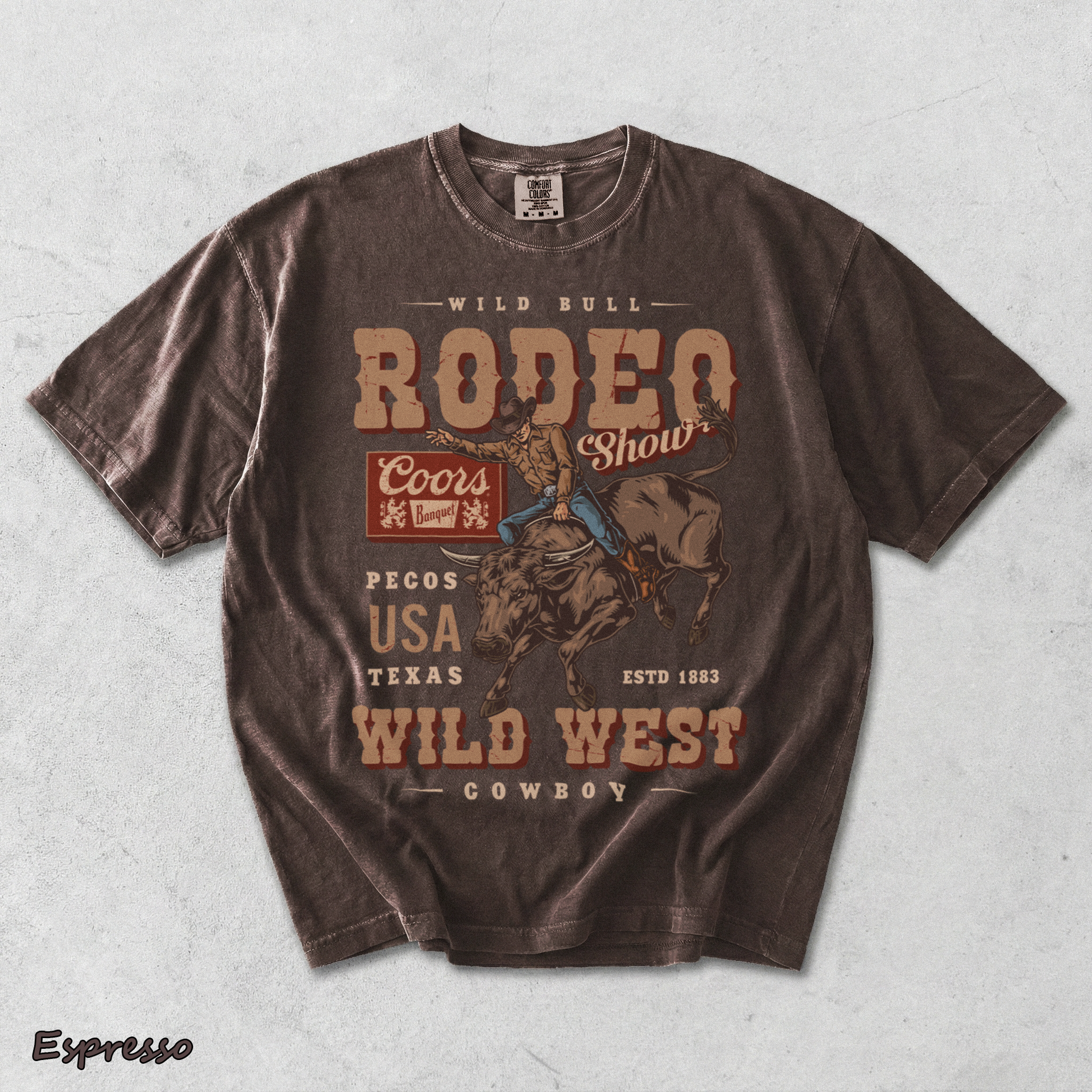 Wild Bull Rodeo - Espresso mockup