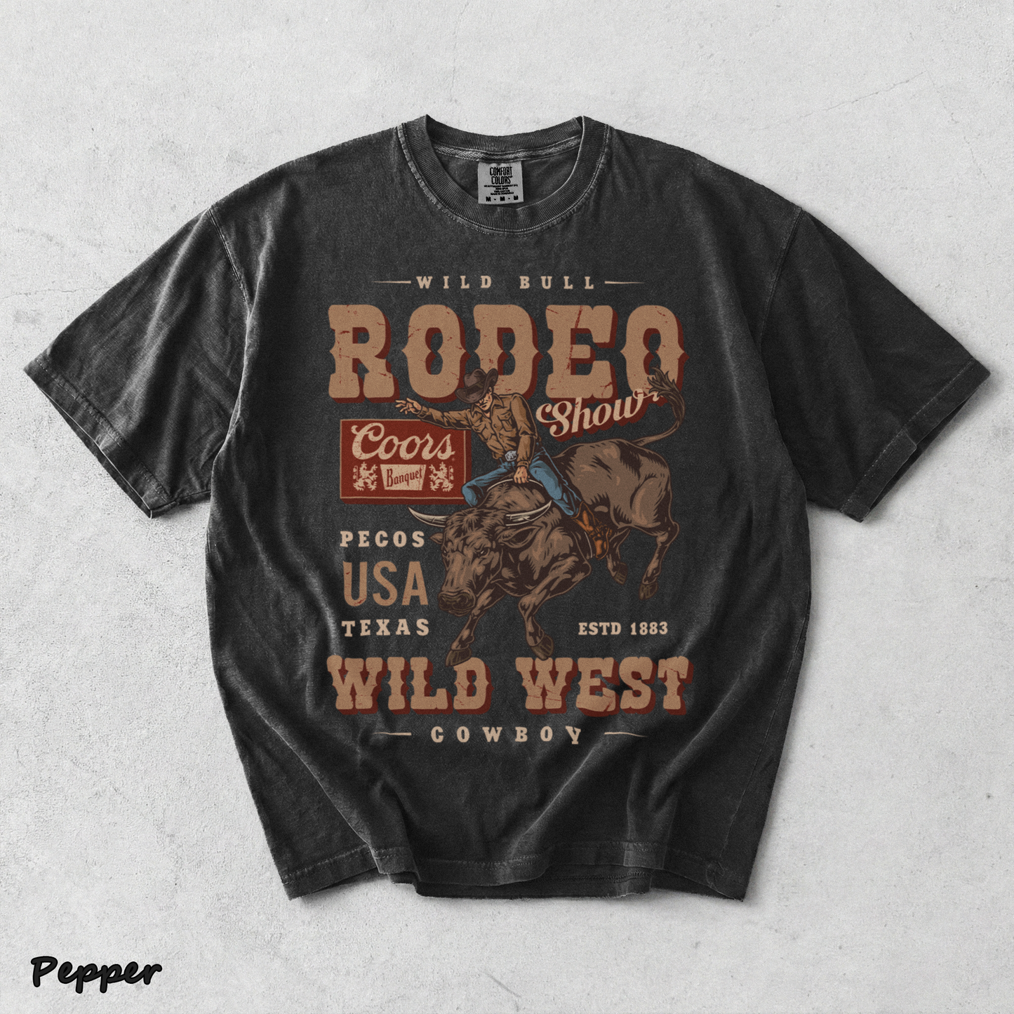 Wild Bull Rodeo - Pepper mockup