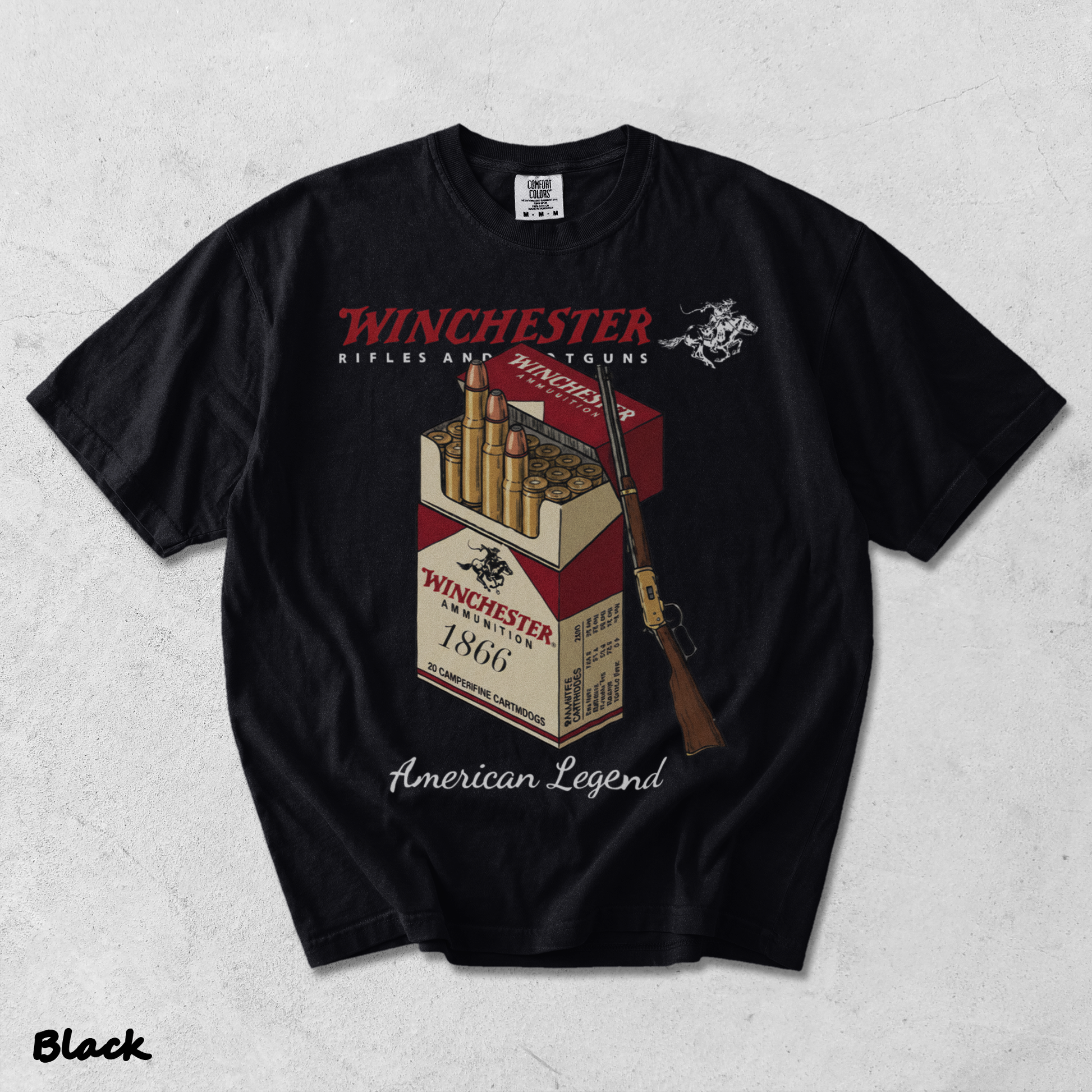 Winchester Cowboy - Black mockup