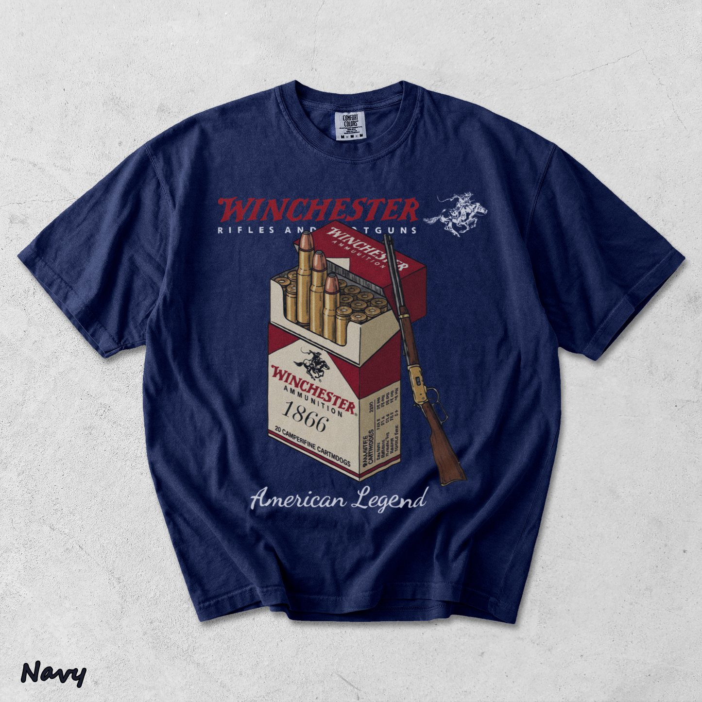 Winchester Cowboy - True Navy mockup