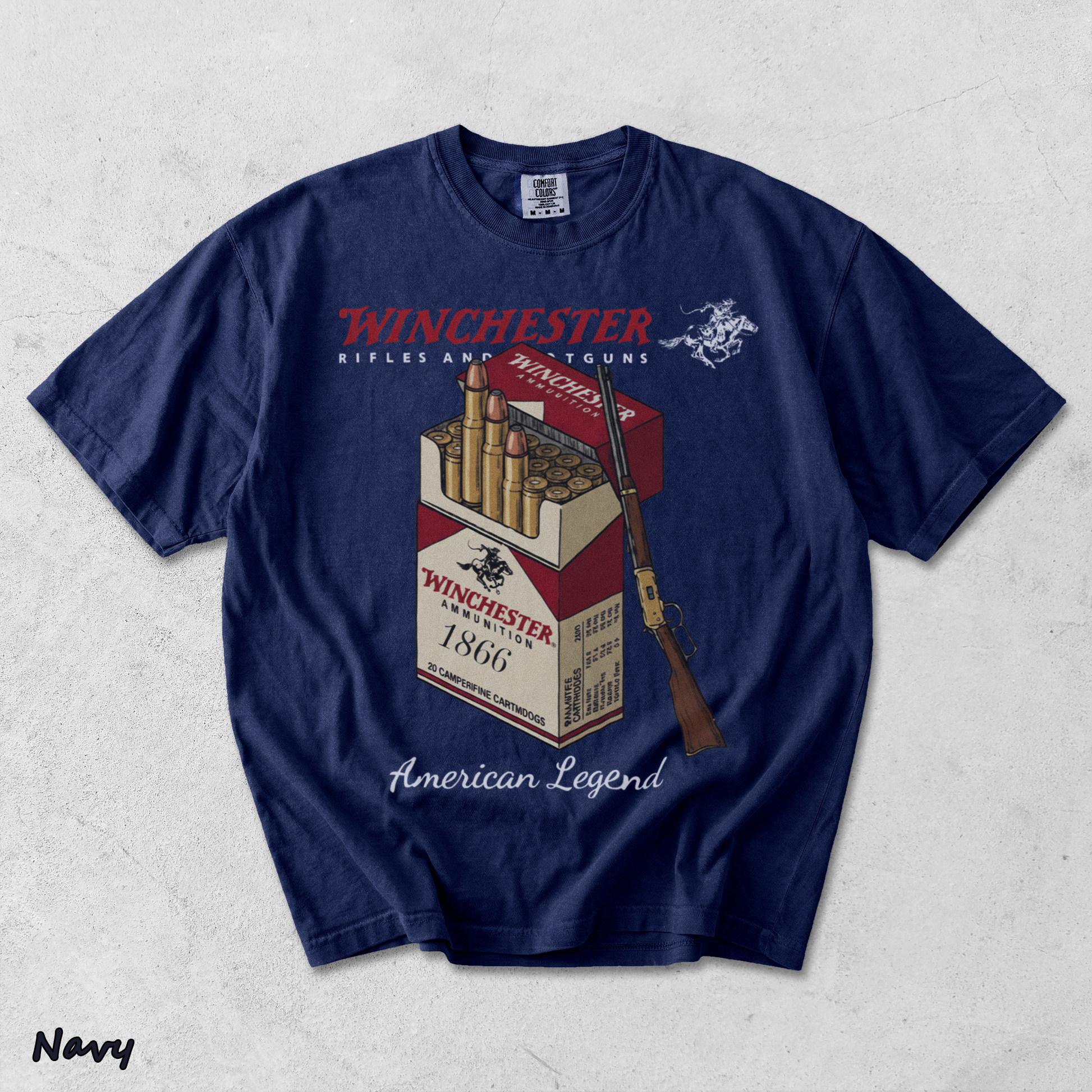 Winchester Cowboy - True Navy mockup