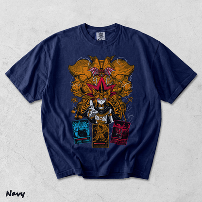 WM197-S1-211124-37-2XL-T-SHIRT-BLACK Yugioh ANIME - True Navy mockup