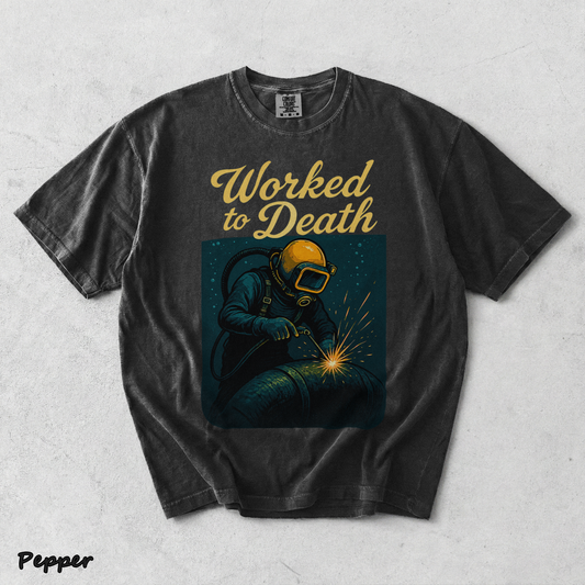 Worked to Death Workman - Pepper mockup