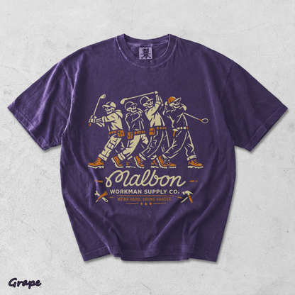 Workman Supply Co Skeleton Malbon Golfers - Grape mockup
