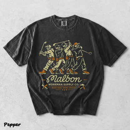 Workman Supply Co Skeleton Malbon Golfers - Pepper mockup