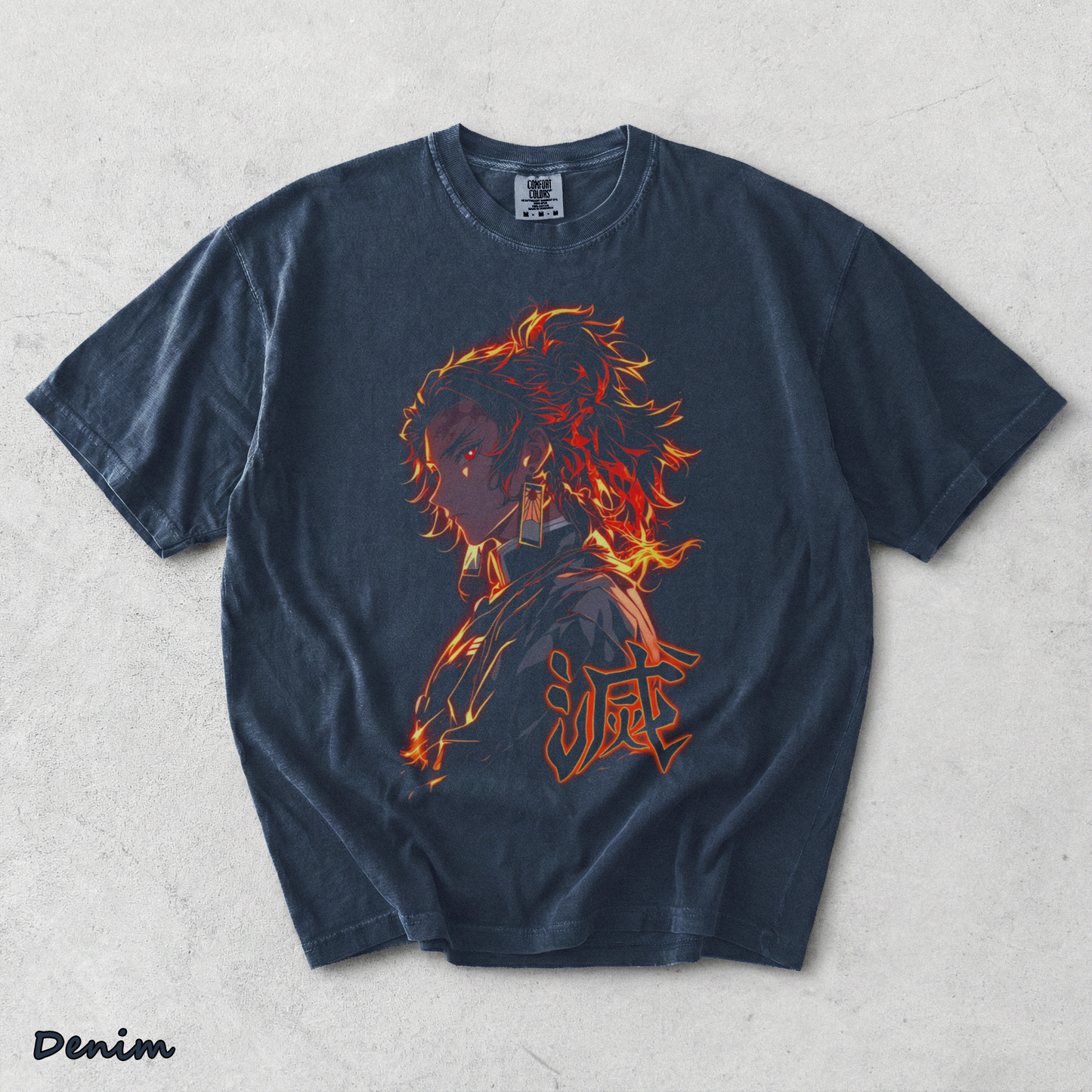 Yoriichi Tsugikuni 2 - Denim mockup