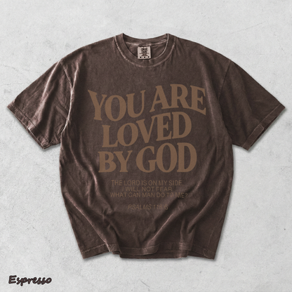 YOU ARE LOVED BY GOD 1 - Espresso mockup