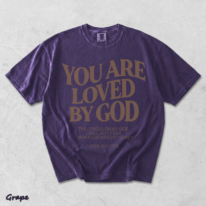 YOU ARE LOVED BY GOD 1 - Grape mockup