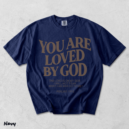 YOU ARE LOVED BY GOD 1 - True Navy mockup