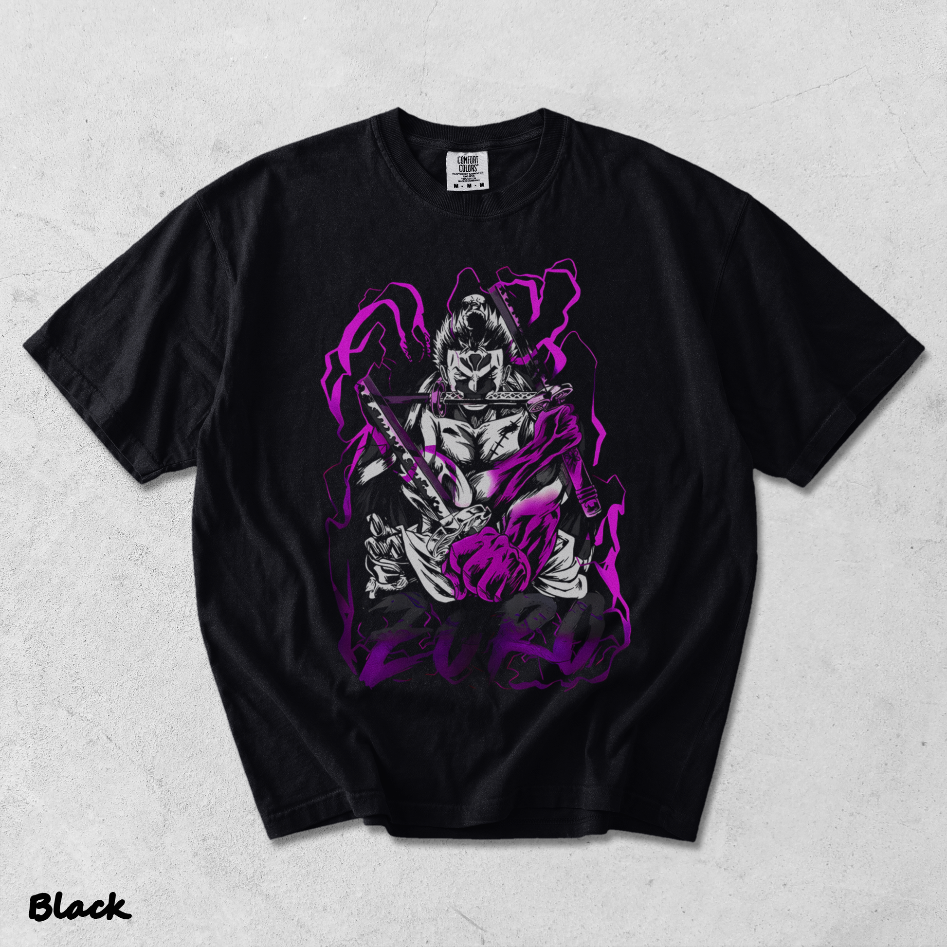 Zoro Asura X One Piece - Black mockup