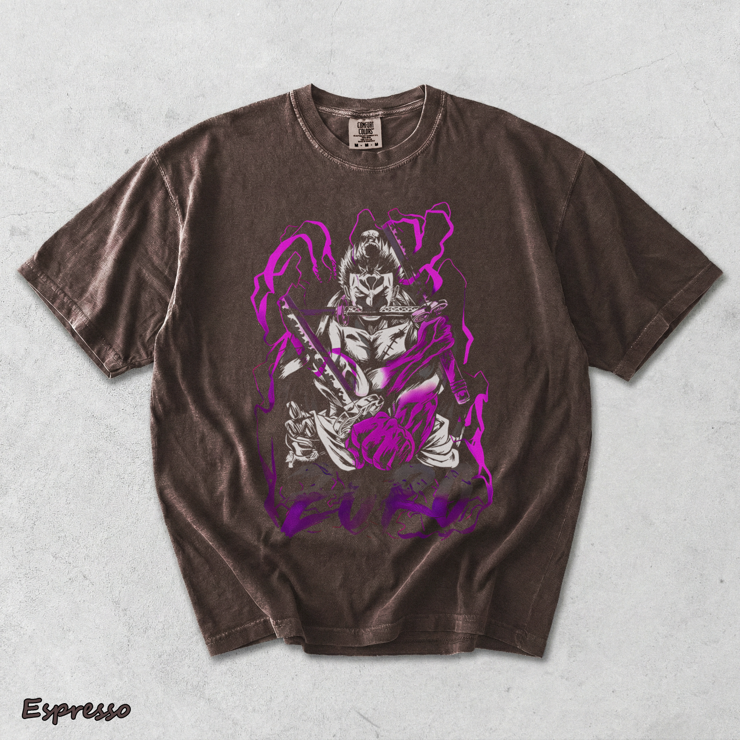 Zoro Asura X One Piece - Espresso mockup